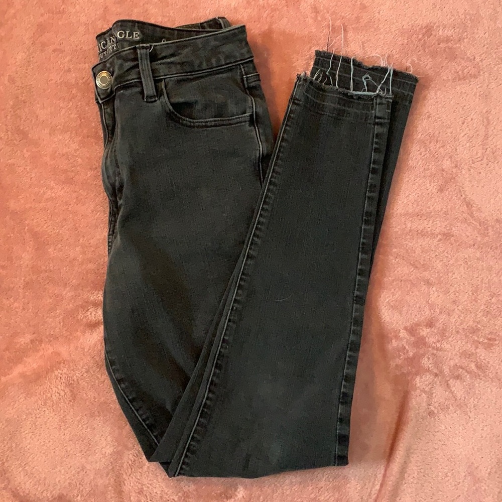 •super hi-rise aeo skinny jeggings•